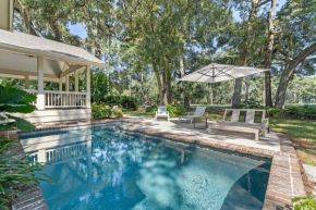 Luxurious 4 - Bedroom Sea Pines Home with Pool, Fire Pit, & Golf Course Views - Sleeps 12